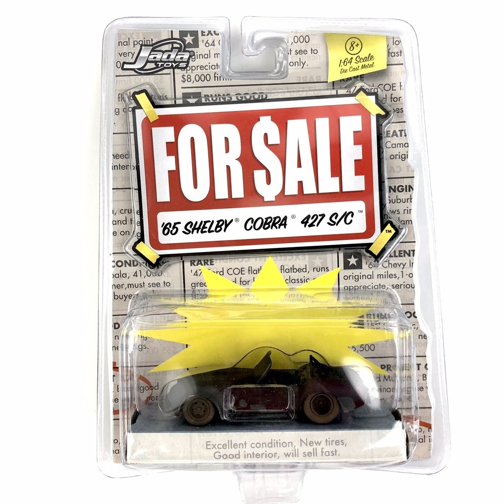 Jada Toys For Sale 1965 '65 Shelby Cobra‎ 427 S/C Red Diecast 1/64 Scale